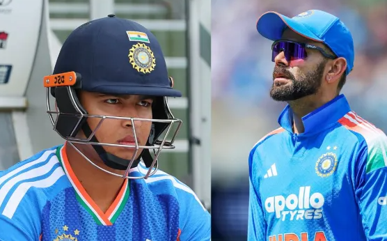 Vaibhav Sooryavanshi and Virat Kohli comparison highlighting their batting statistics after the first six T20 International matches for Team India