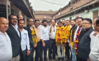 Damoh चार वोटों के रोमांचक मुकाबले में मुकेश पांडेय बने जिला अधिवक्ता संघ के नए अध्यक्ष