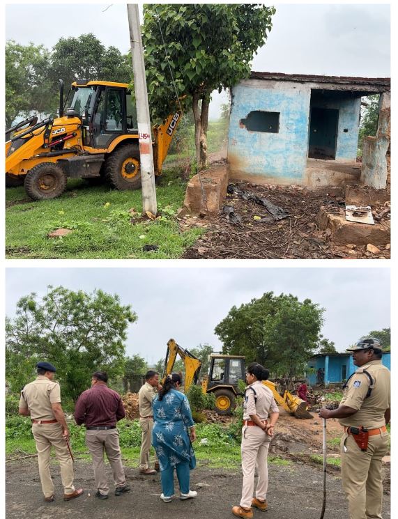 बण्डा सिंचाई परियोजना: उल्दन में विस्थापन और पुनर्वास कार्य पुलिस सुरक्षा के बीच जारी