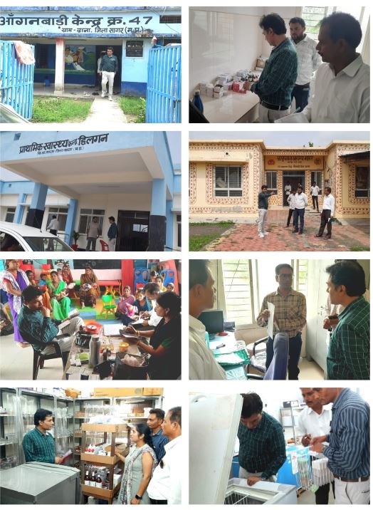 Sagar : सीएमएचओ डॉ. देवेश पटेरिया का औचक निरीक्षण, स्वास्थ्य संस्थाओं में मिली कमियों पर सख्त निर्देश