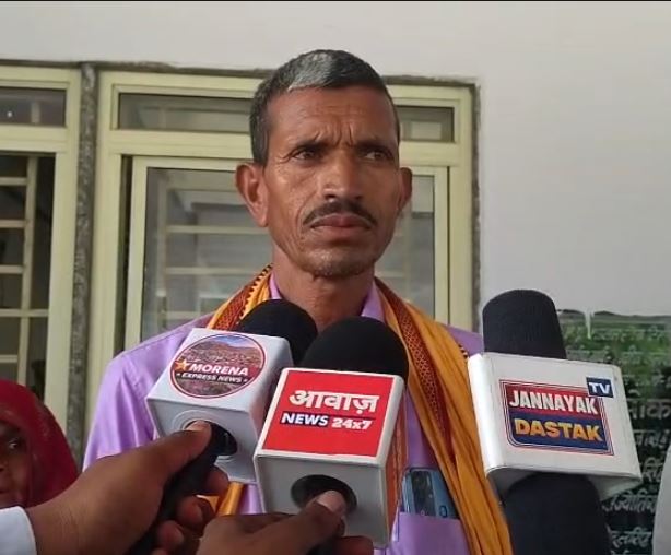 Morena : में कृषि भूमि पर कब्जे और धमकी का आरोप, पीड़ित ने एसपी से लगाई न्याय की गुहार