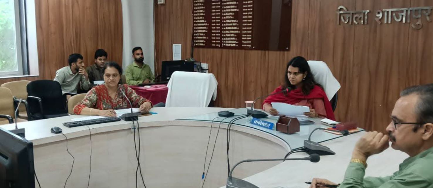 Shajapur : 31 जुलाई की कलेक्टर–कमिश्नर कॉन्फ्रेंस की तैयारियां तेज: कलेक्टर ऋजु बाफना ने विभागवार समीक्षा कर दिए सख्त निर्देश