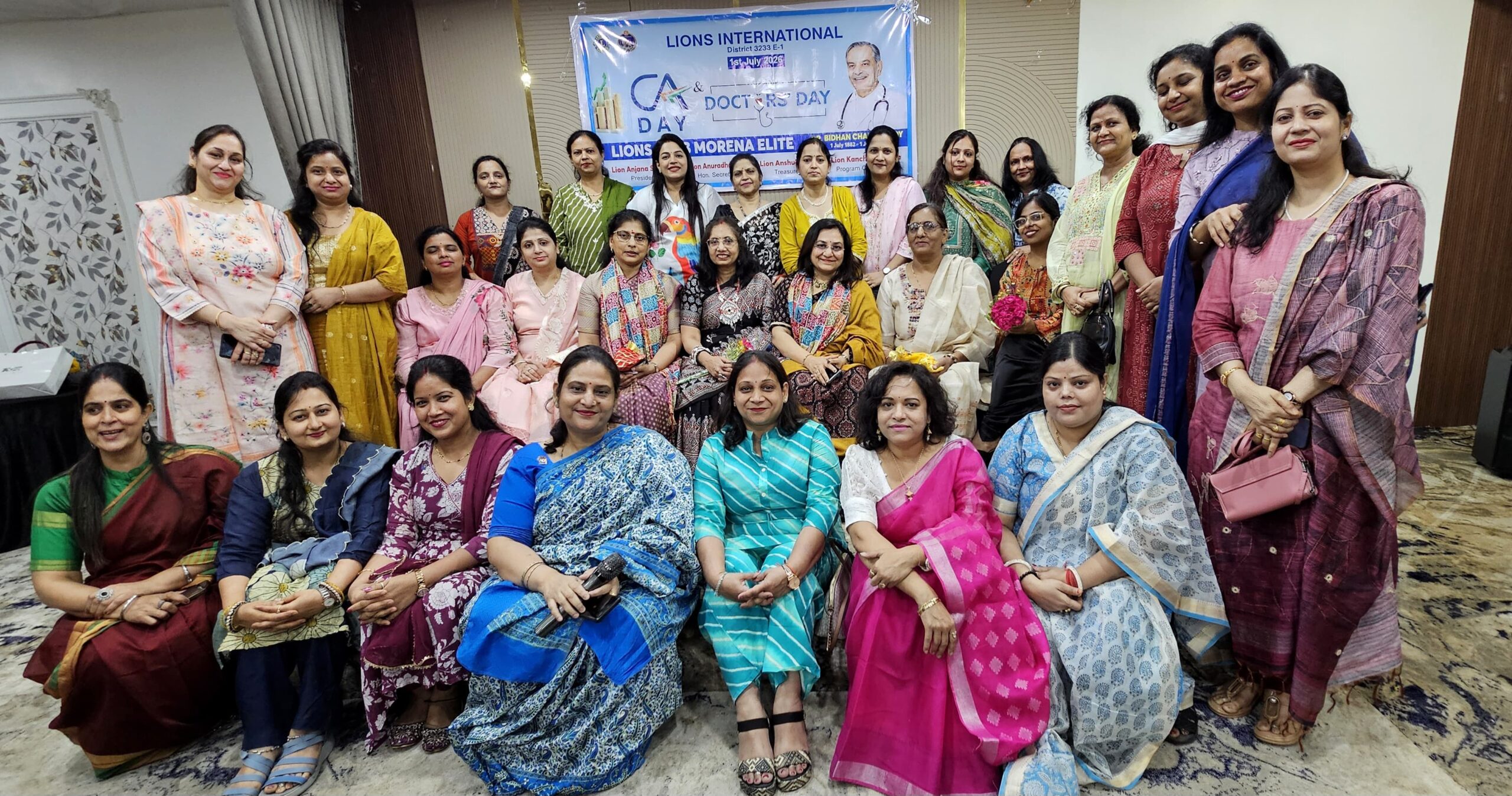 Lions Club Morena Elite 2026: डॉक्टरों और सीए का भव्य सम्मान, नए सत्र का शानदार शुभारंभ