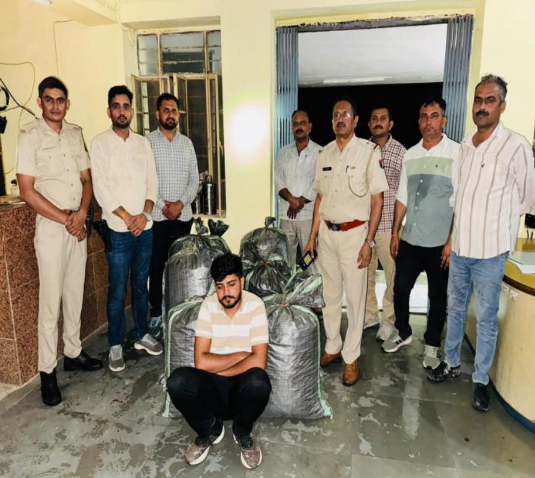 Bhinmal डोडा पोस्त तस्करी: 109.883 किलो डोडा पोस्त के साथ शातिर तस्कर गिरफ्तार, ANTF-पुलिस की बड़ी और दमदार कार्रवाई