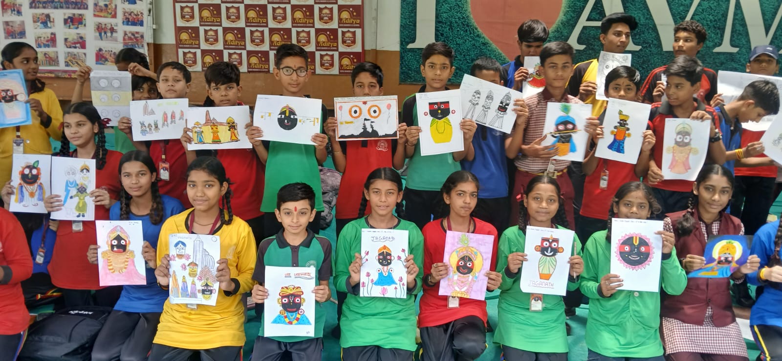 19 जुलाई 2026: भव्य श्री जगन्नाथ रथ यात्रा से पहले नागदा में सैकड़ों बच्चों ने रचा आस्था का अद्भुत रंगोत्सव