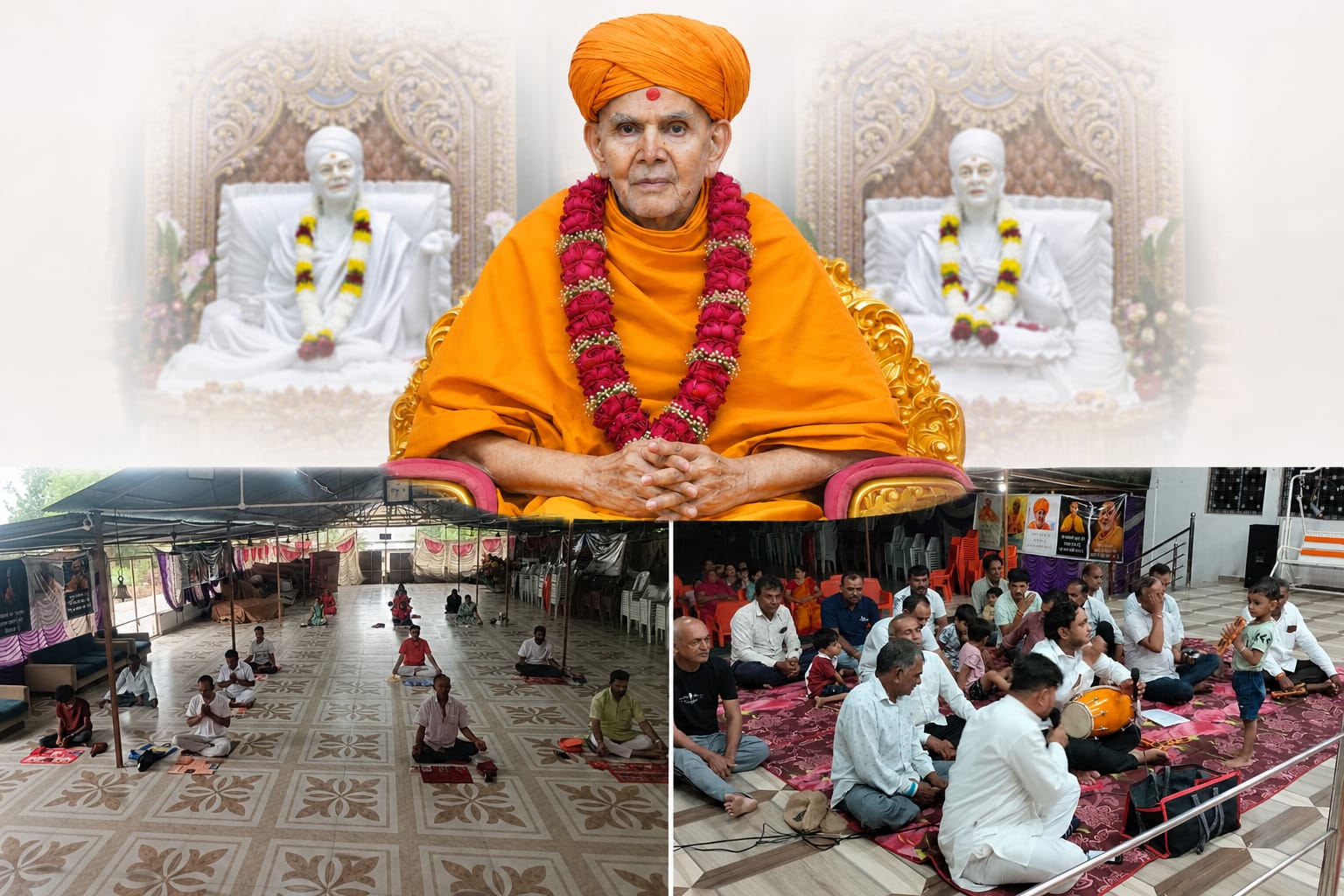 BAPS स्वामिनारायण मंदिर कापसी में गुरु पूर्णिमा महोत्सव संपन्न, श्रद्धा और भक्ति से गूंजा मंदिर परिसर
