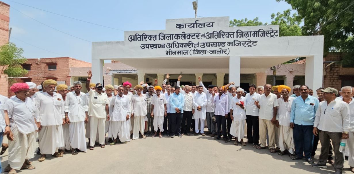 Narmada का पानी बांडी नदी में छोड़ने की उठी मांग,भीनमाल के किसानों ने दी आंदोलन की चेतावनी