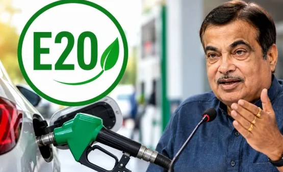 Union Minister Nitin Gadkari addresses Parliament on E20 petrol, explaining its impact on car mileage, engine performance, and fuel efficiency