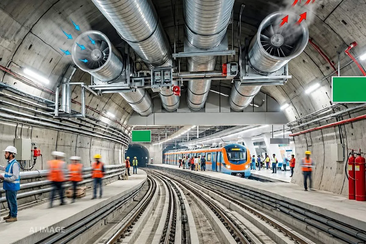 Indore Underground Metro Ventilation System: बड़ी खुशखबरी! हाईटेक सिस्टम से अंडरग्राउंड मेट्रो में नहीं होगी घुटन, आग लगने पर मिनटों में निकलेगा धुआं