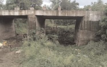 Dry streams and parched agricultural fields in Padana as farmers await monsoon rains, raising concerns over kharif crops, water availability, and the worsening impact of below-expected rainfal