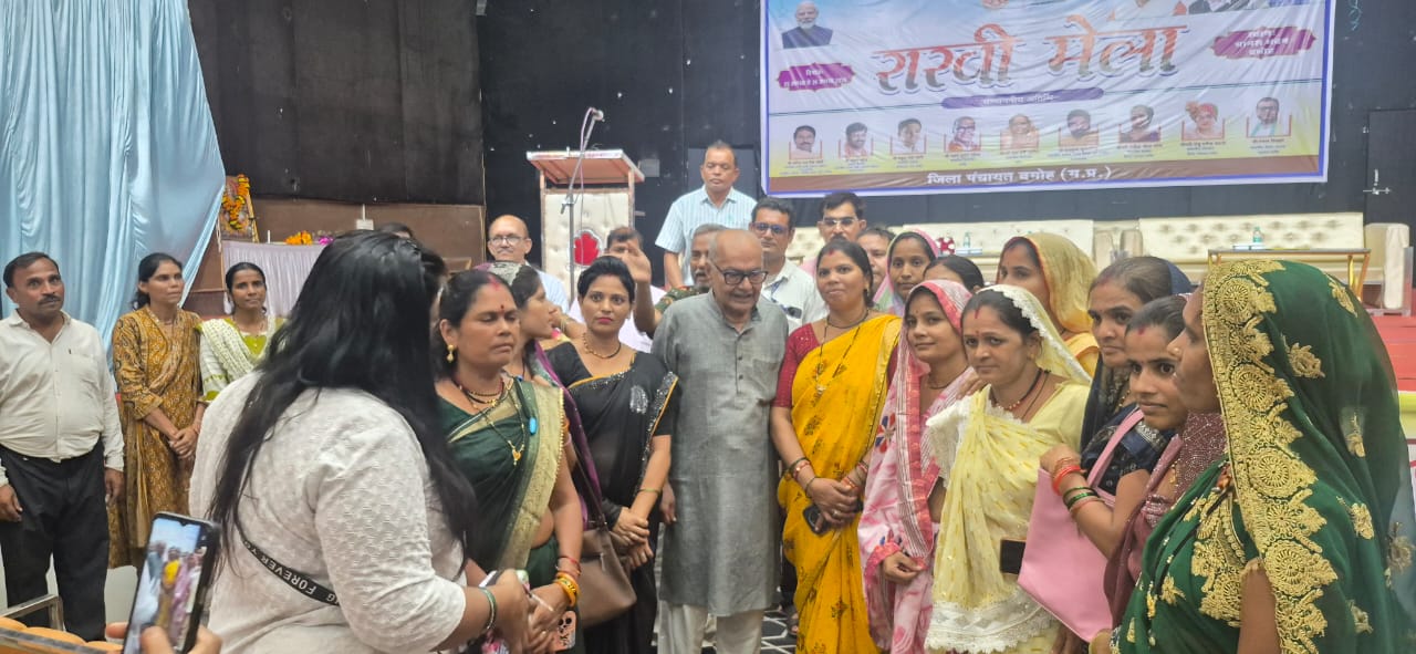 मानस भवन में राखी मेले का शुभारंभ, विधायक जयंत मलैया ने बहनों को दी रक्षाबंधन की शुभकामनाएं