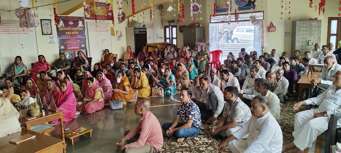 कर्म सत्ता को हराने की ताकत केवल धर्म सत्ता में है — साध्वी डॉ. अमृतरसा श्री जी महाराज साहब