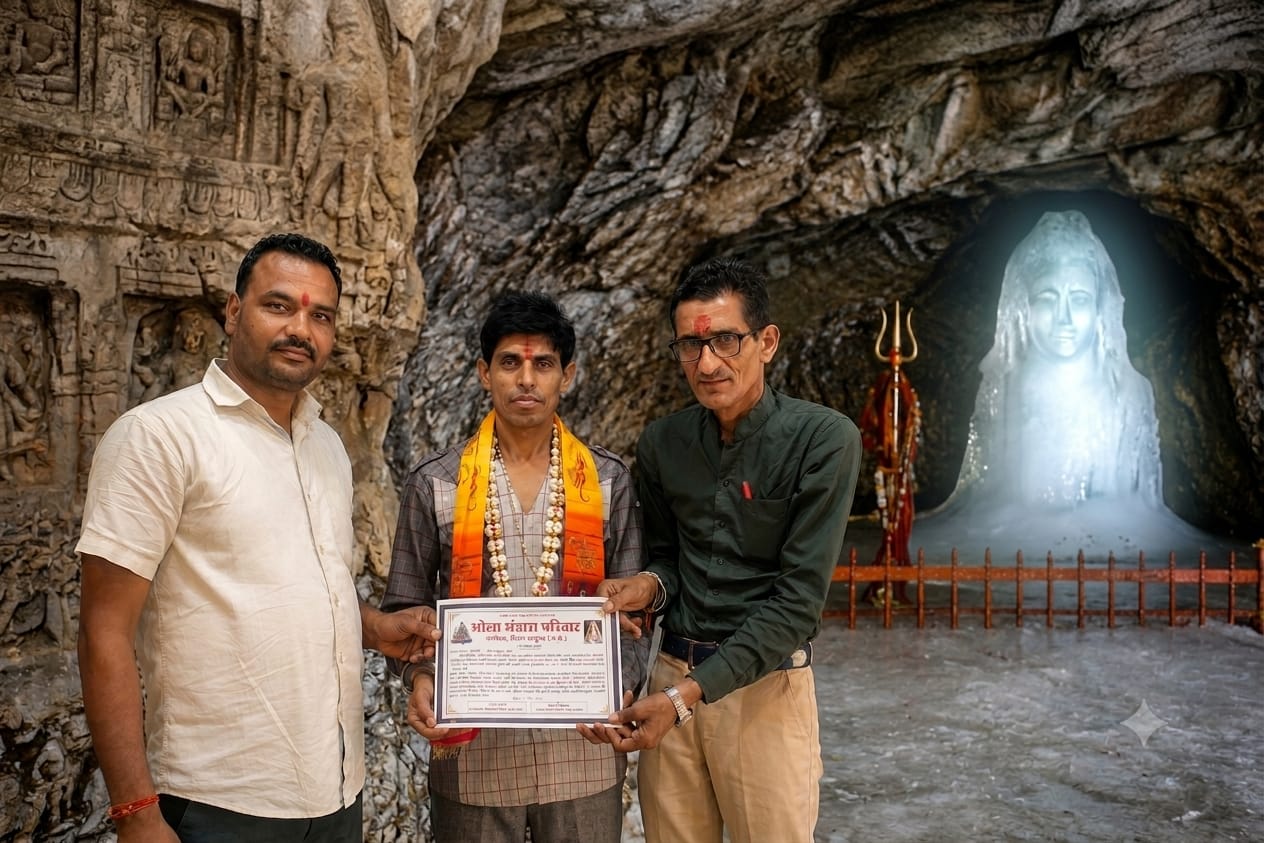 जीवदया प्रेमी पवन नाहर को मिला ‘भोले भक्त सम्मान’, अमरनाथ सेवा में योगदान के लिए हुआ सम्मान