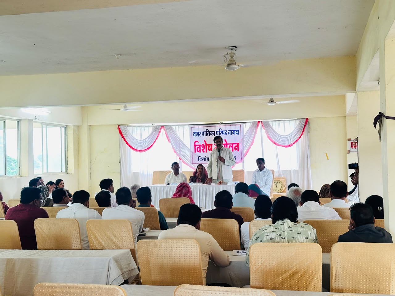 Nagda : रेलवे की प्रस्तावित हाई स्पीड कॉरिडोर लाइन पर नागदा नगर पालिका की चिंता, वैकल्पिक मार्ग पर पुनर्विचार का प्रस्ताव पारित
