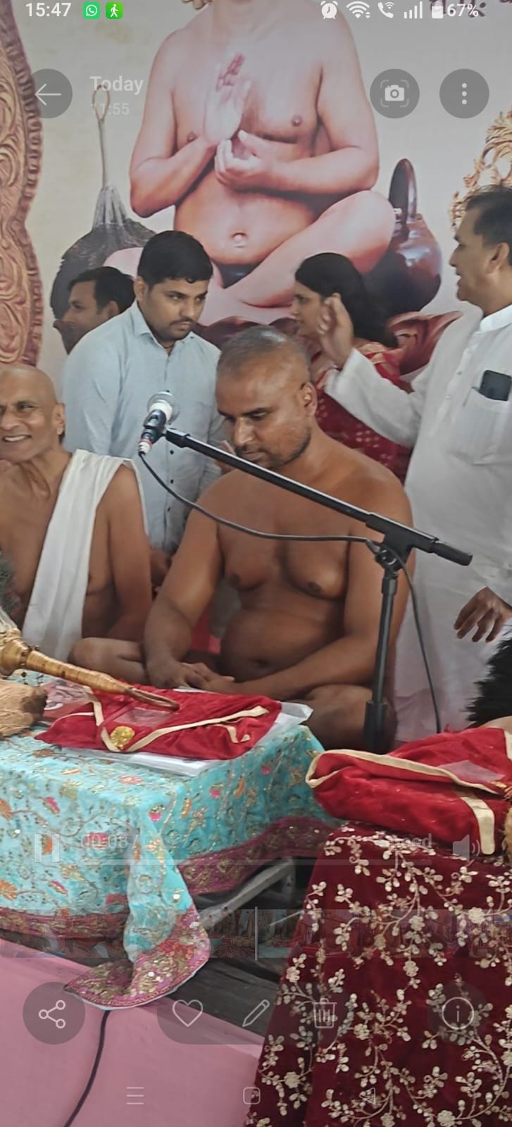 मुनिश्री साध्यसागर महाराज चातुर्मास कलश स्थापना: आत्मचिंतन का संदेश, भव्य समारोह में उमड़ा जैन समाज