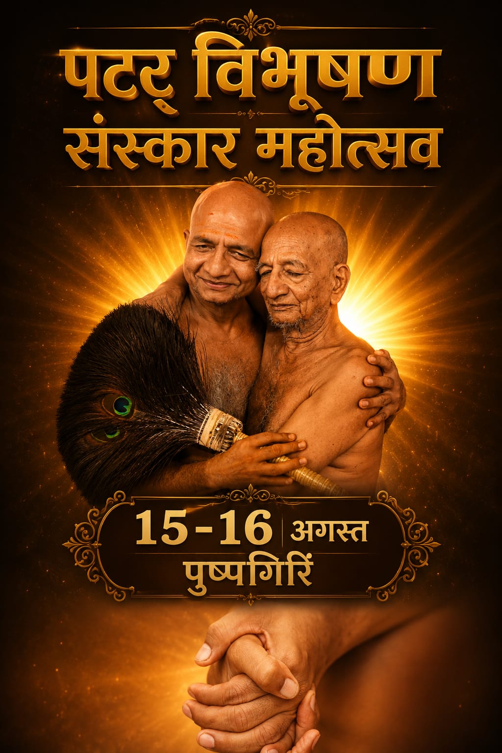 पुष्पगिरि तीर्थ पट्टविभूषण संस्कार महोत्सव: 15-16 अगस्त को भव्य ऐतिहासिक आयोजन, आचार्य प्रसन्नसागर जी का पट्टविभूषण