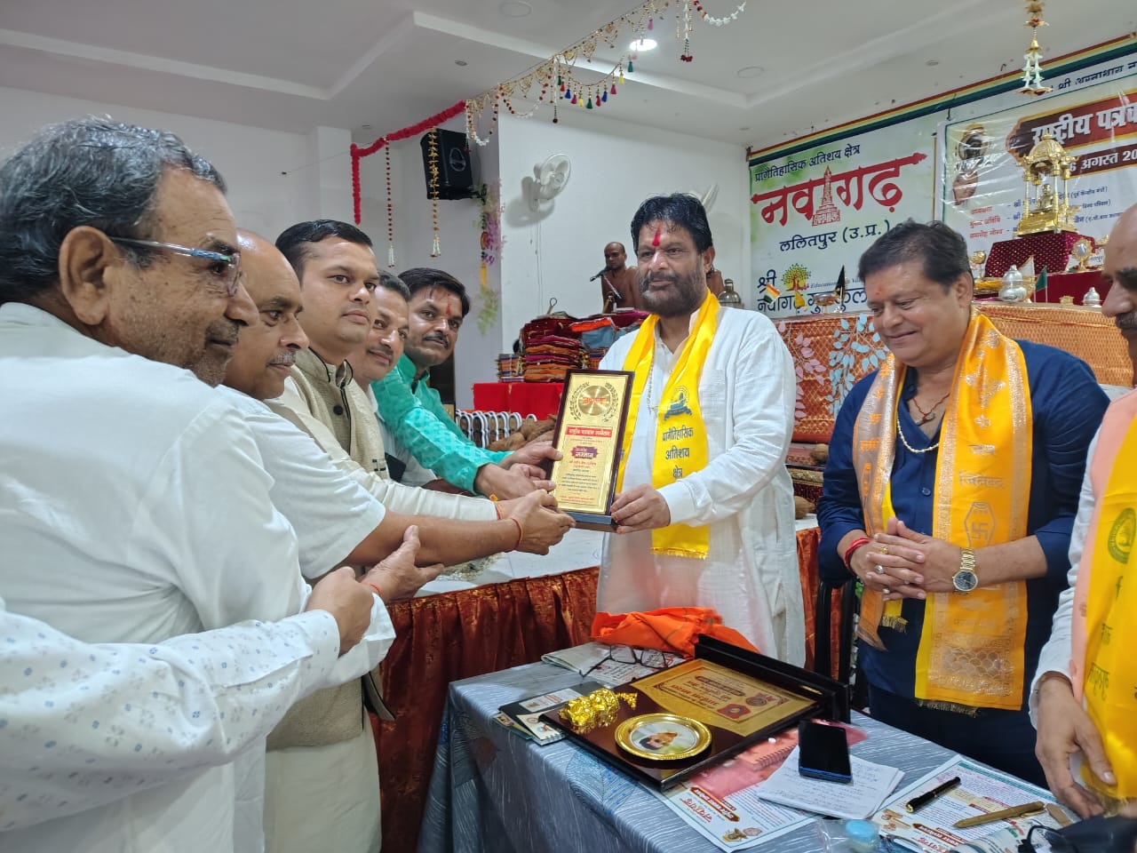 नवागढ़ में राष्ट्रीय पत्रकार सम्मेलन आयोजित, पत्रकारों ने ऐतिहासिक धरोहर के संरक्षण और क्षेत्र को राष्ट्रीय पहचान दिलाने का संकल्प लिया