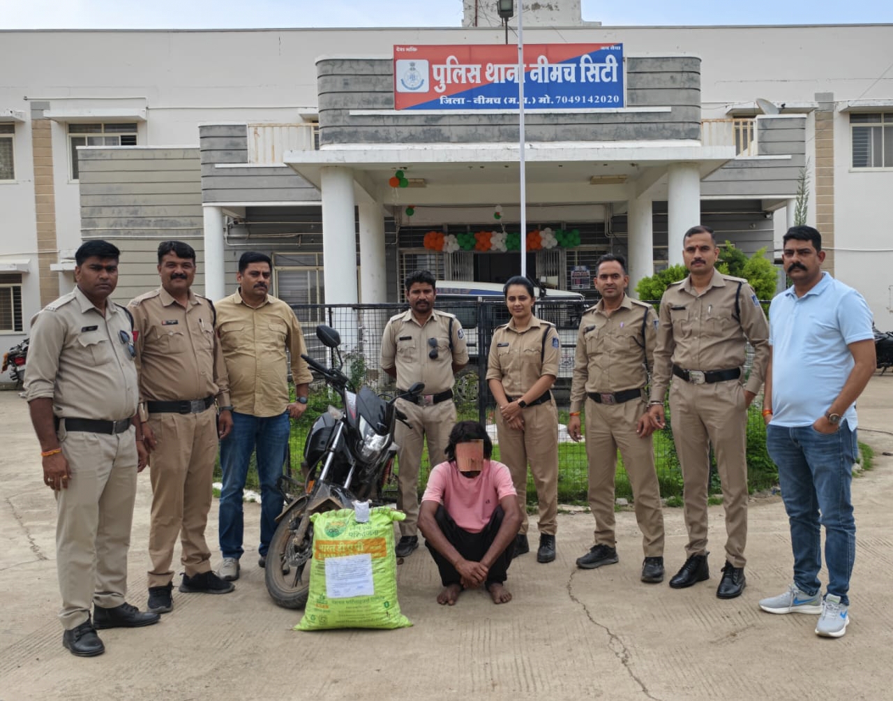 नीमच पुलिस की बड़ी कार्रवाई: 91 ग्राम MD ड्रग्स जब्त, ₹10.50 लाख का मशरूका बरामद