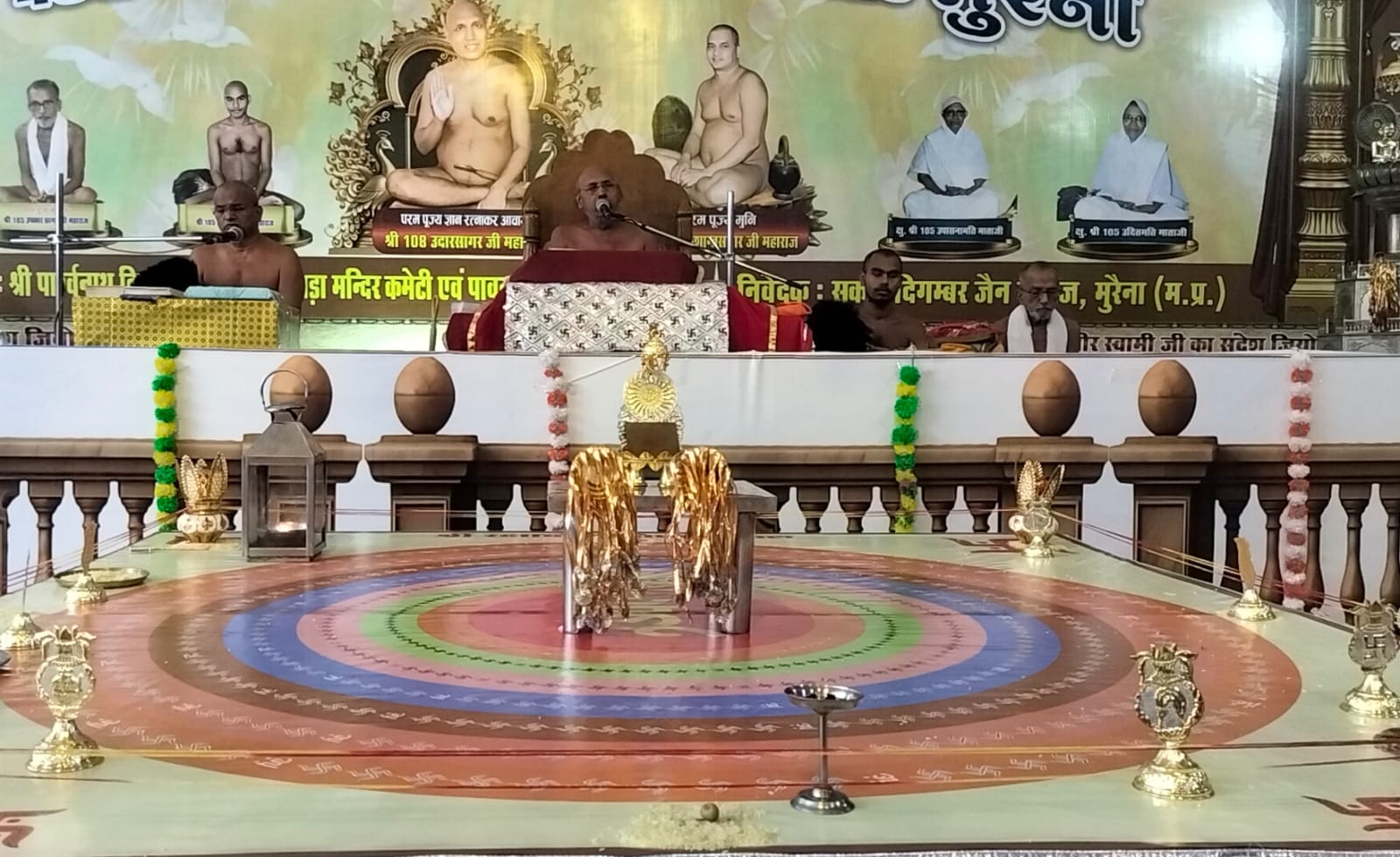 मुरैना में भव्य रक्षाबंधन महामण्डल विधान, आचार्य उदारसागर बोले- आत्मा की रक्षा ही सबसे बड़ी रक्षा