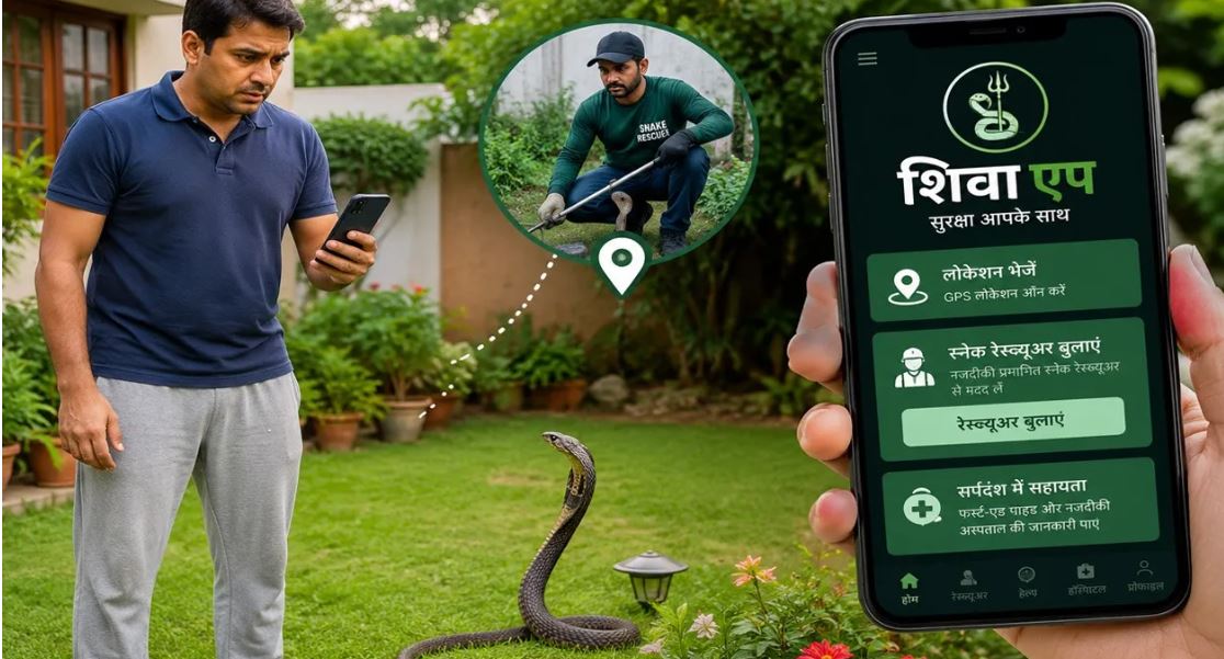 MP Shiva App: घर में सांप निकलने पर GPS से बुला सकेंगे स्नेक रेस्क्यूअर, वन विभाग तैयार कर रहा ‘शिवा ऐप’