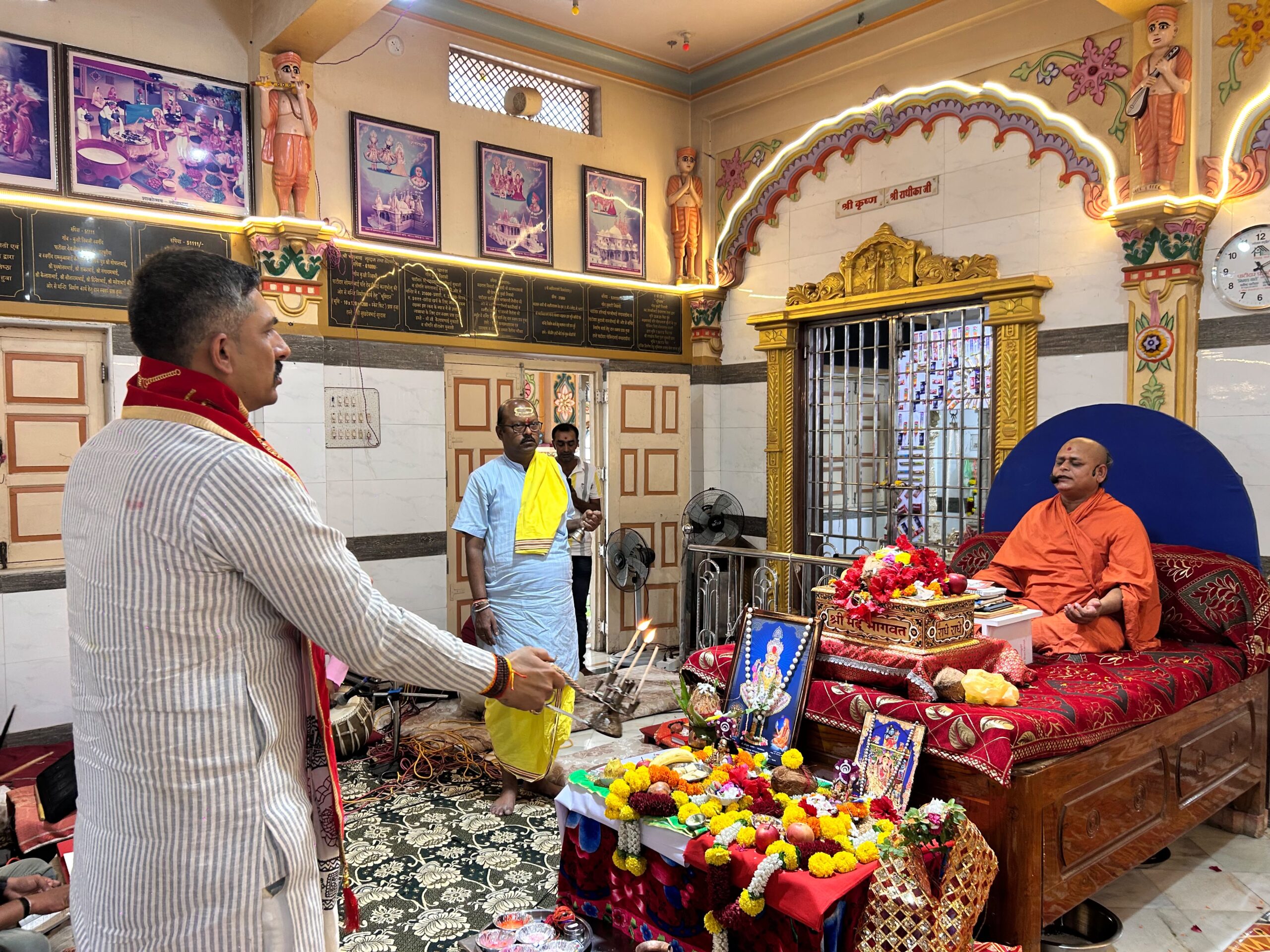 कुक्षी में श्रीमद्भागवत कथा का पांचवां दिन: पुतना वध प्रसंग ने दिया बच्चों की सुरक्षा का संदेश