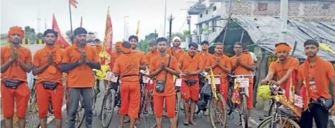 खरगोन से मां वैष्णो देवी के लिए निकला 100 श्रद्धालुओं का साइकिल जत्था, 1,563 किलोमीटर की यात्रा के साथ 27 वर्षों से निभा रहे अनूठी आस्था की परंपरा