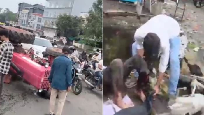 Indore Car Accident: ब्रेक की जगह दबा एक्सीलेटर, बेकाबू कार ने कई वाहनों को मारी टक्कर; बुजुर्ग गंभीर घायल