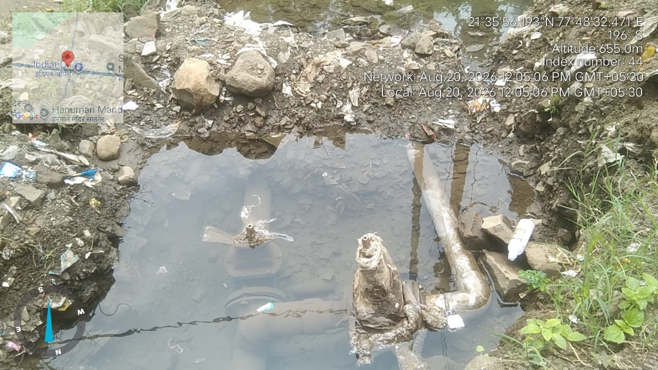 ग्राम पंचायत सातनेर में पाइपलाइन लीकेज से दूषित पेयजल की शिकायत, ग्रामीणों ने उठाए स्वास्थ्य व्यवस्था पर सवाल