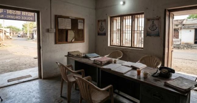 धार की केशवी पुलिस चौकी पर नहीं मिला कोई पुलिसकर्मी, उमंग सिंघार ने उठाए सवाल