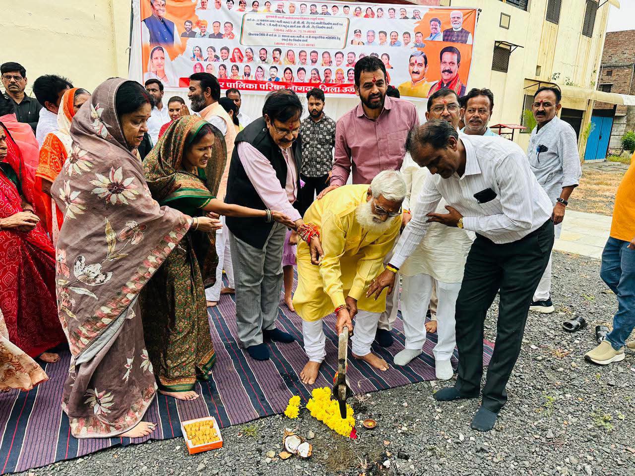 Nagda : रक्षाबंधन पर नागदा को विकास कार्यों की सौगात, वार्ड 22 में 76.80 लाख के कार्यों का भूमिपूजन