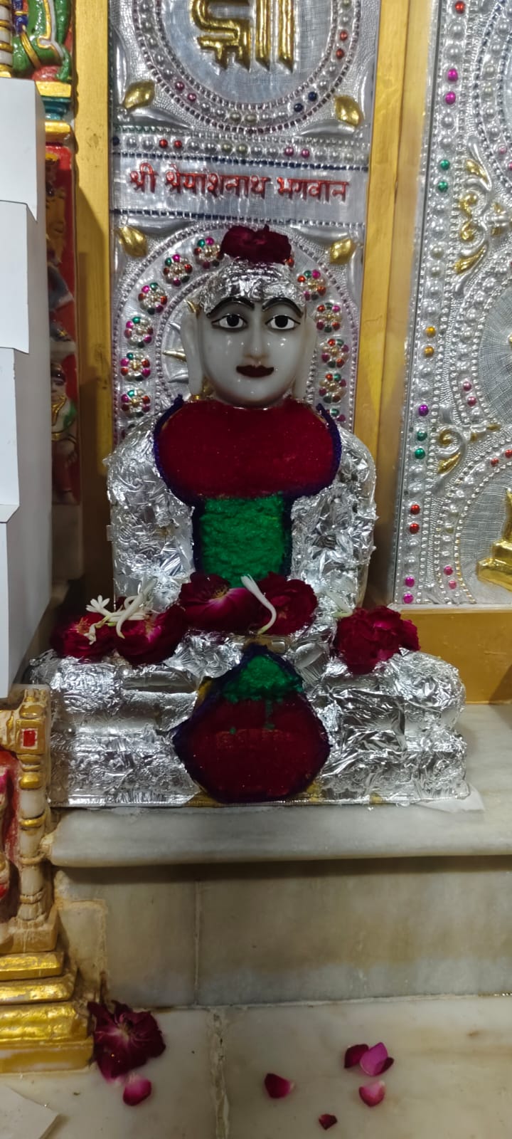 नागदा पर्युषण पर्व में दिखा भक्ति का अद्भुत नजारा, श्री शांतिनाथ प्रभु की भव्य आंगी ने मोहा मन