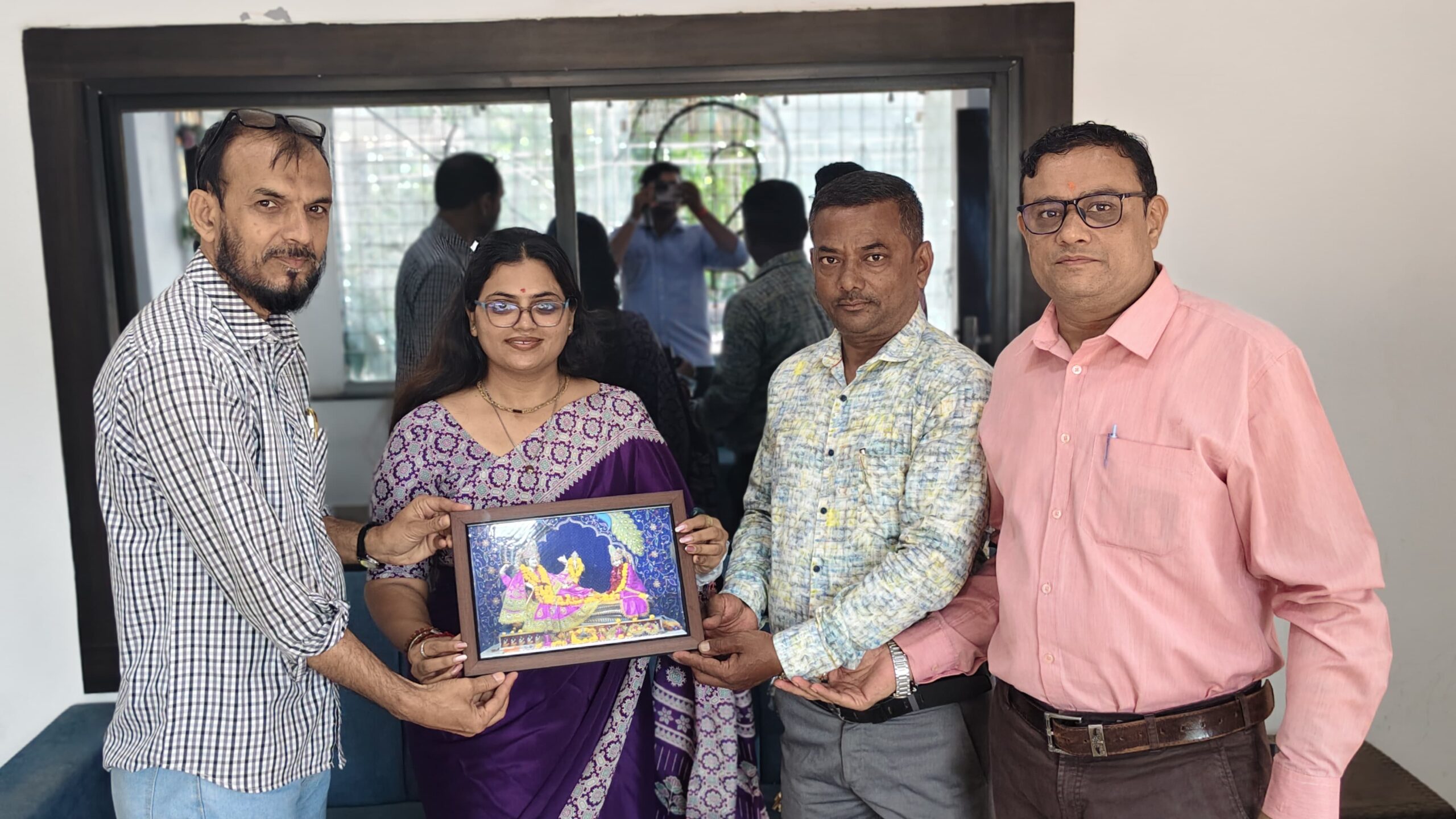 उज्जैन पहुंचीं AIJ गुजरात महिला विंग अध्यक्ष प्रिया पटेल, पत्रकार परिवारों के लिए उठी आयुष्मान योजना की मांग
