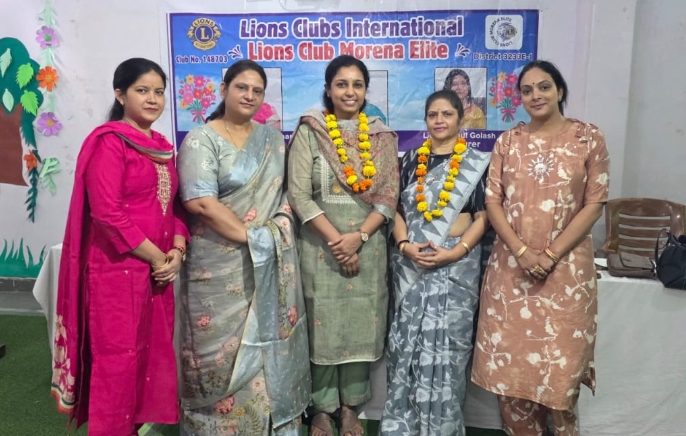 इंजीनियर्स डे पर लायंस क्लब मुरैना एलिट ने इंजीनियरों का किया सम्मान