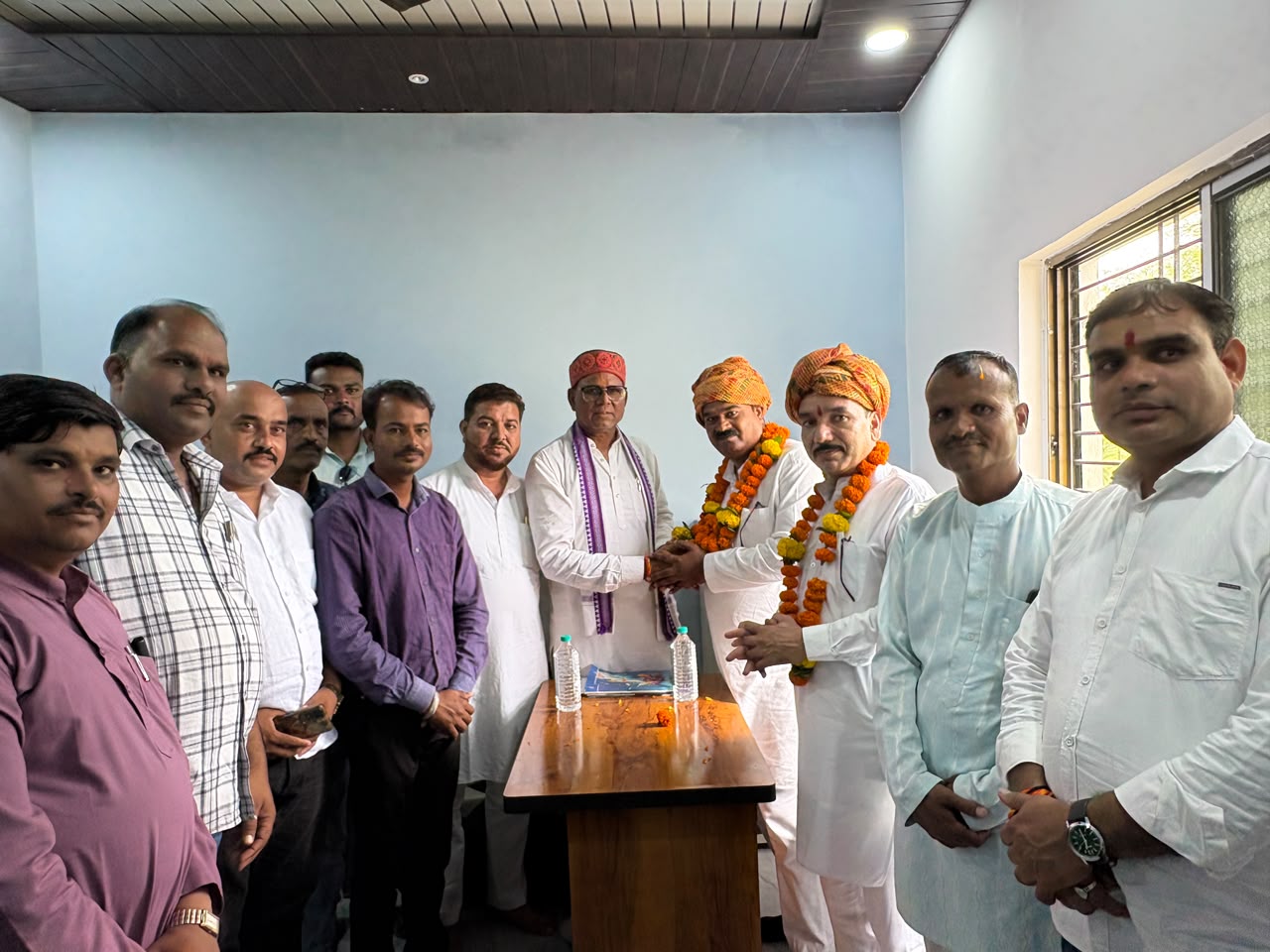 ओबीसी मोर्चा के प्रदेश मंत्री और जिलाध्यक्ष का मऊ, मगराना व पड़ाना में भव्य स्वागत