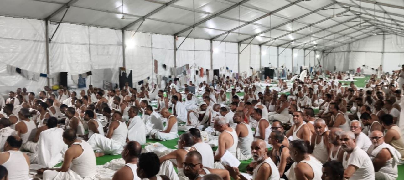 निर्वाणा गार्डन में 5,000 शिविरार्थियों के लिए ठहरने और दैनिक सुविधाओं की व्यवस्था