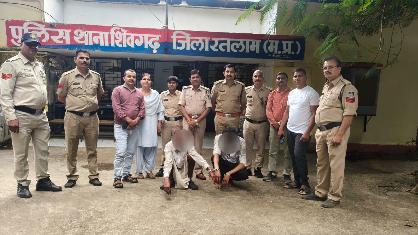 शिवगढ़ नयाखेड़ा अंधे कत्ल का बड़ा खुलासा: 2 आरोपी गिरफ्तार, कुल्हाड़ी समेत अहम सामान जब्त