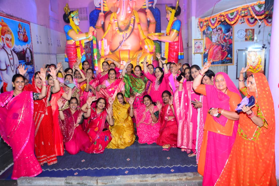 बिरलाग्राम के बड़े गणेश मंदिर में भव्य आरती, श्रद्धालुओं ने सुख-समृद्धि की कामना की