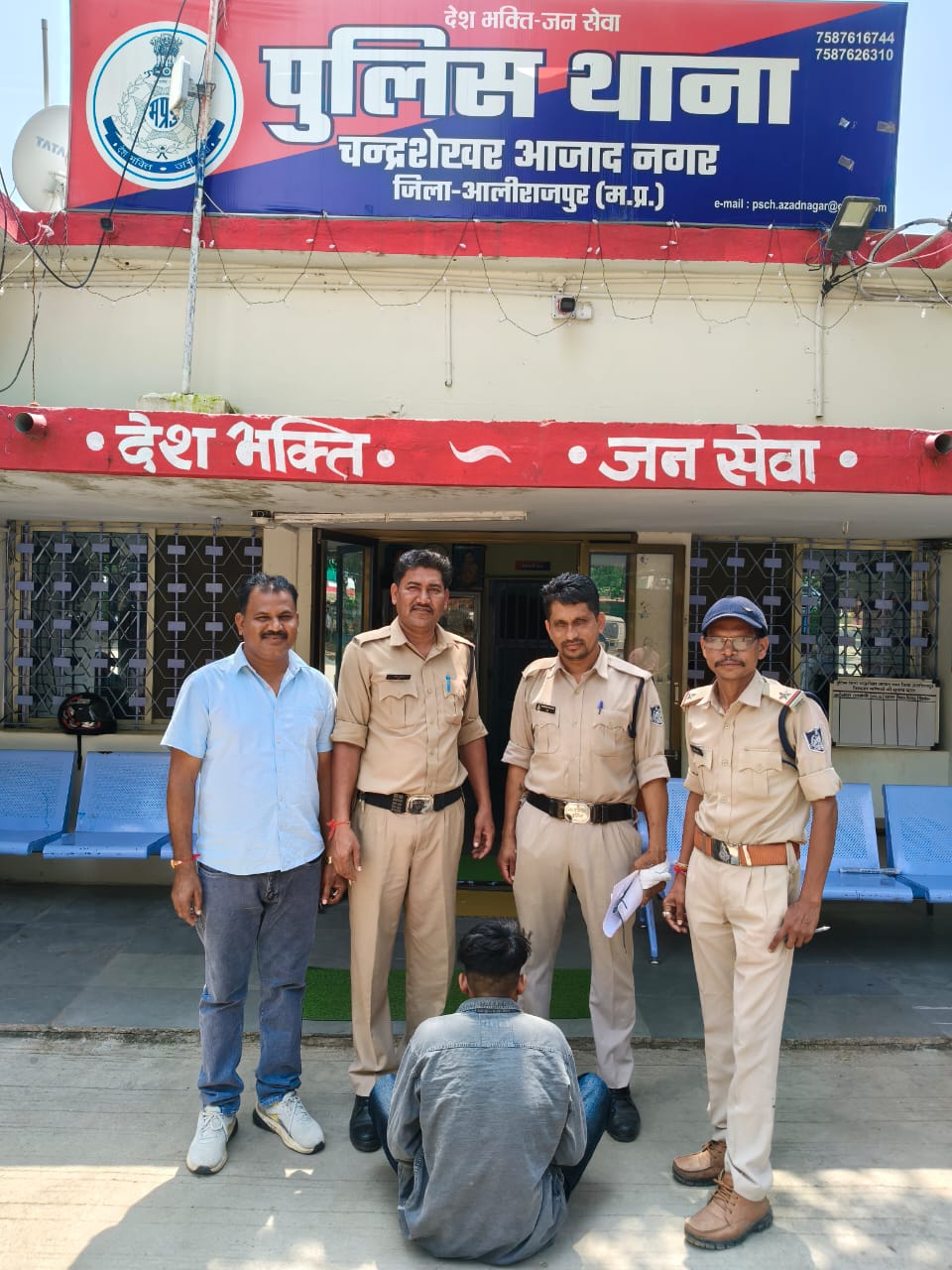 आजादनगर में किराना दुकान से चोरी का आरोपी गिरफ्तार, 30 हजार रुपये नकद बरामद