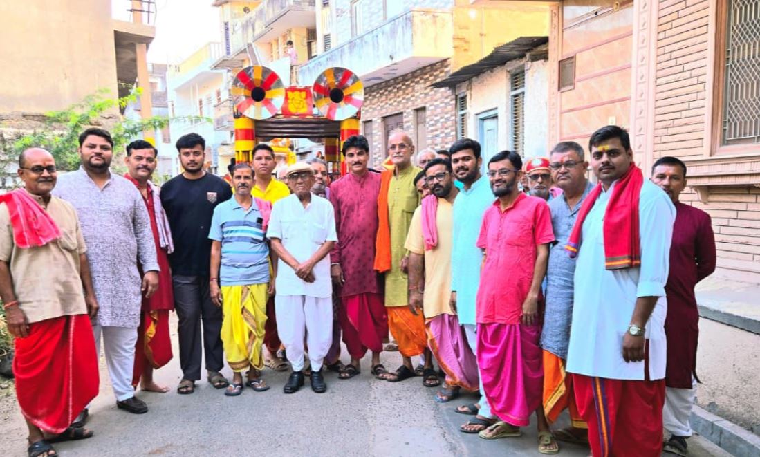 भीनमाल में श्रीमाली समाज ने मनाया महालक्ष्मी प्राकट्योत्सव, भव्य प्रभातफेरी में उमड़े श्रद्धालु