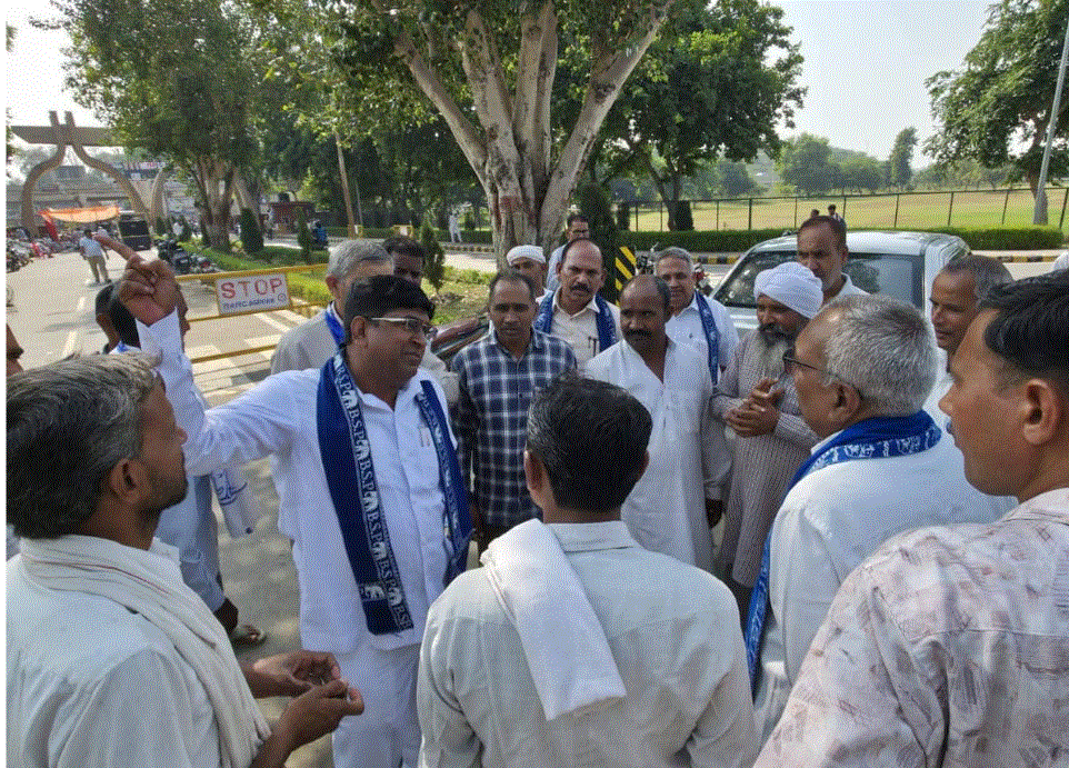 अग्रोहा में दूषित पेयजल के विरोध में चल रहे धरने को बसपा का समर्थन — दैनिक स्वराज वाणी