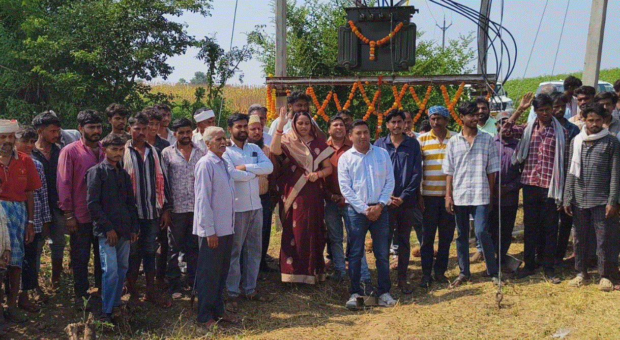 विधायक सेना महेश पटेल ने डुडवा फलिया में 6.07 लाख की विद्युत डीपी का किया उद्घाटन — दैनिक स्वराज वाणी