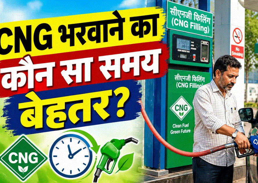 दोपहर में CNG का टैंक जल्दी ‘फुल’ क्यों दिखता है? जानें तापमान का असर और भरवाने का बेहतर समय