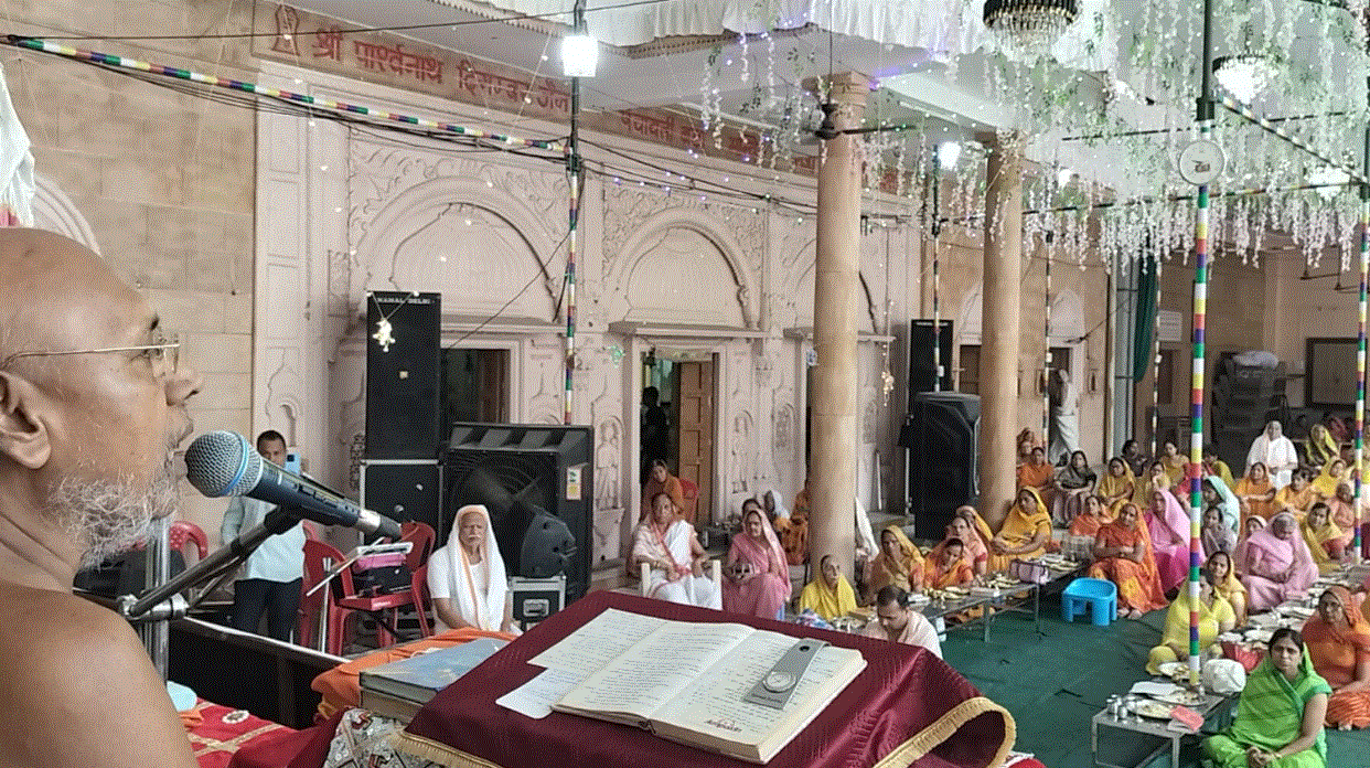 साध्वी डॉ. अमृतरसा श्रीजी महाराज साहब की निश्रा में नवपद ओलीजी आराधना संपन्न