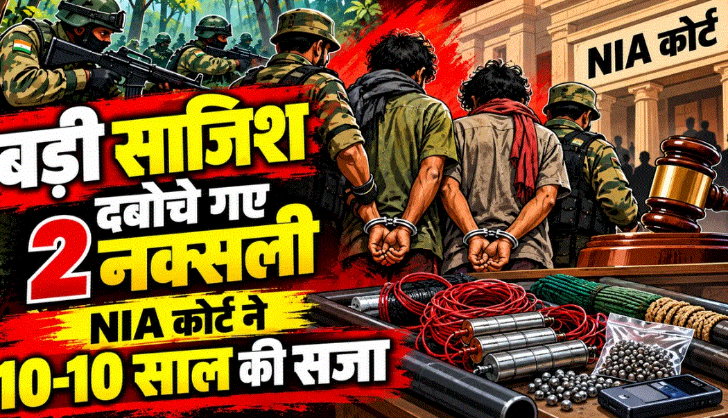 कांकेर में जवानों पर विस्फोट की साजिश: दो दोषियों को 10-10 साल की सश्रम कैद