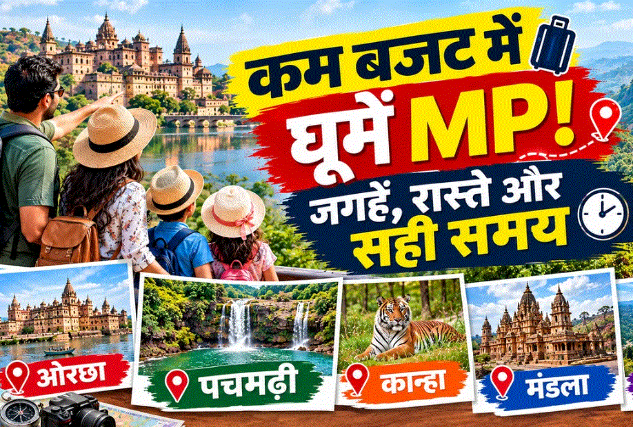 मध्य प्रदेश में घूमने की बेस्ट जगहें: परिवार के साथ ट्रिप का प्लान और पहुंचने के आसान तरीके — दैनिक स्वराज वाणी