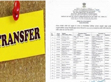 CG Transfer News: छत्तीसगढ़ के राजस्व विभाग में बड़ा फेरबदल, अधीक्षक से डेटा एंट्री ऑपरेटर तक तबादले