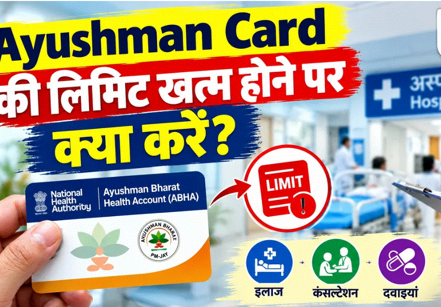 आयुष्मान कार्ड की ₹5 लाख सीमा खत्म होने पर क्या होगा? जानें इलाज और सालाना कवर के नियम