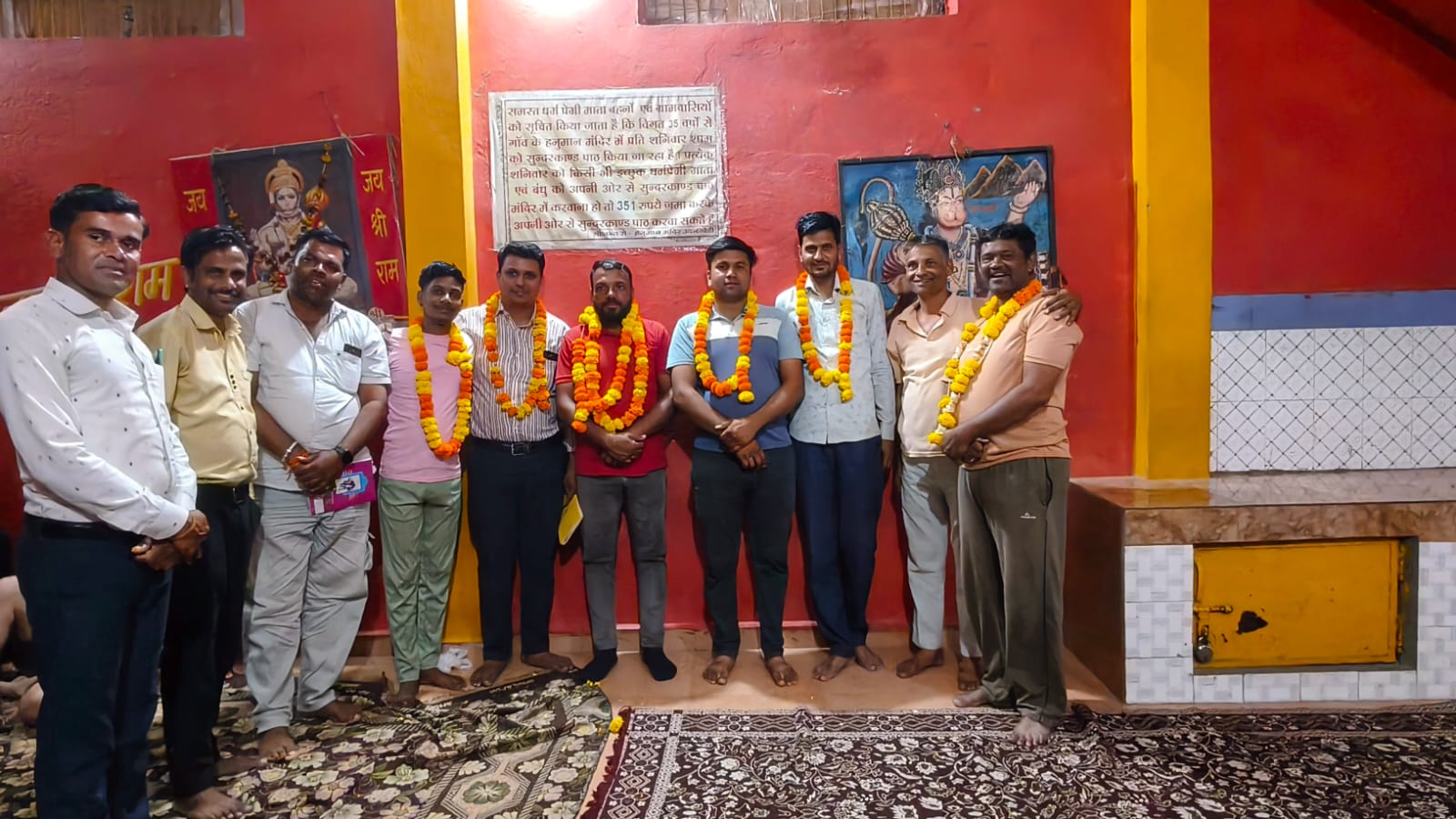 उदनखेड़ी में हिंदू उत्सव समिति का गठन, कैलाश राजपूत को मिली अध्यक्ष की जिम्मेदारी