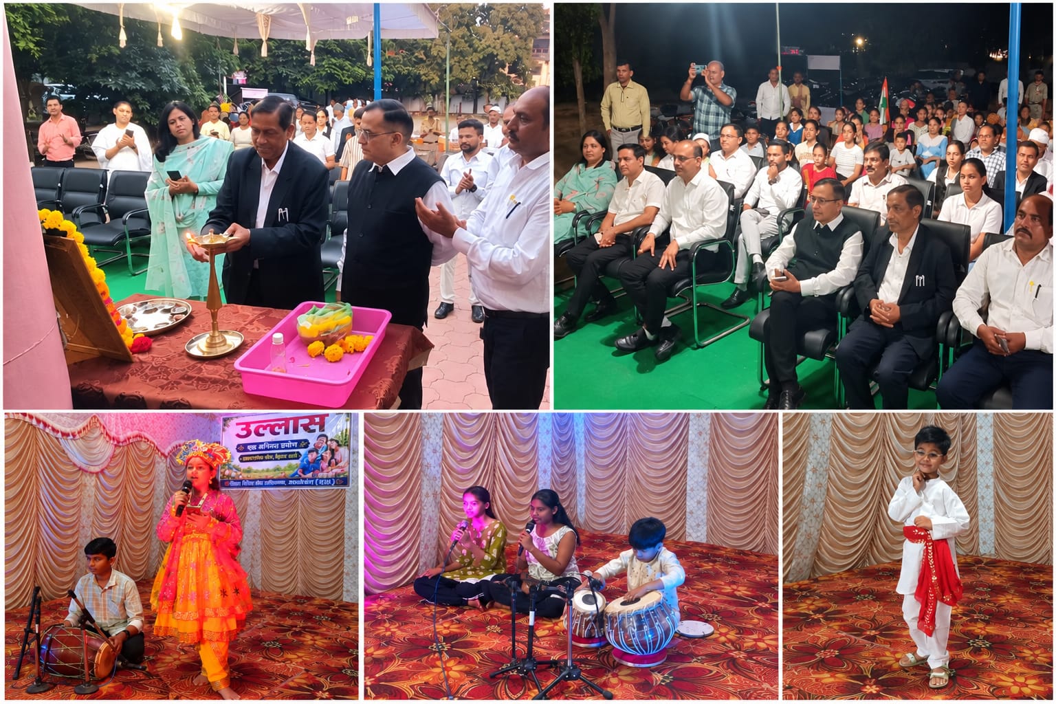 Mandleshwar जिला न्यायालय परिसर में “उल्लास: एक अभिनव प्रयोग” के तहत सांस्कृतिक कार्यक्रम