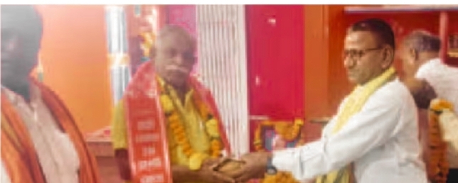 भजनों में गूंजा पं. लक्ष्मीनारायण शर्मा का स्मरण, 12वीं पुण्यतिथि पर पड़ाना में श्रद्धांजलि सभा, भजन संध्या और सम्मान समारोह